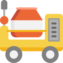 Concrete mixer icon