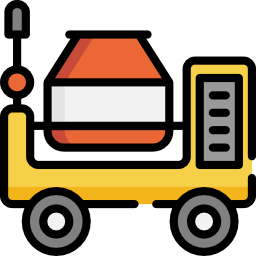 Concrete mixer icon