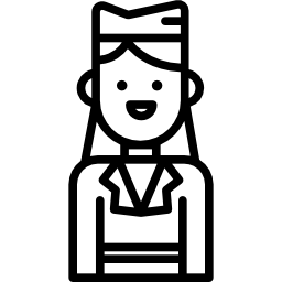 stewardess icon