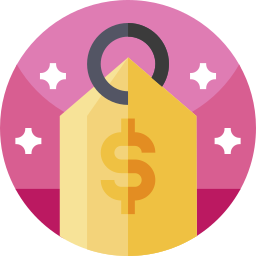 Money tag icon