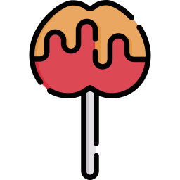 Caramelized apple icon