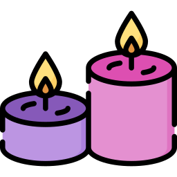 Aromatic candle icon