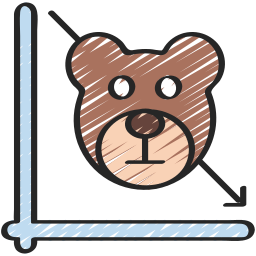 Bear market icon