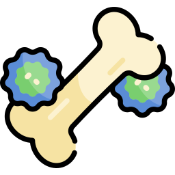 Bone cancer icon