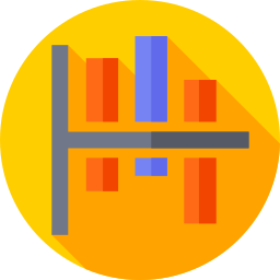 diagramme à bandes Icône