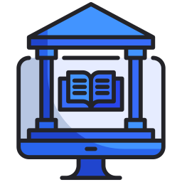 Online library icon