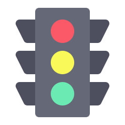 Traffic light icon