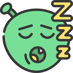 dormido icono