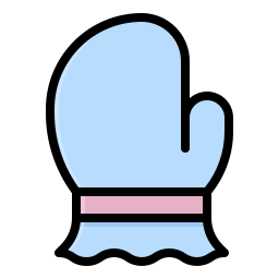 rękawiczki dla niemowląt ikona