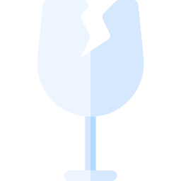 gebroken glas icoon