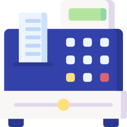 Cashier machine icon