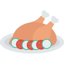 Chicken leg icon