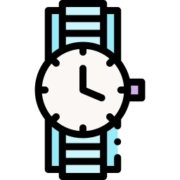 reloj de pulsera icono