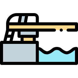 Diving board icon