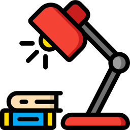 Desk lamp icon