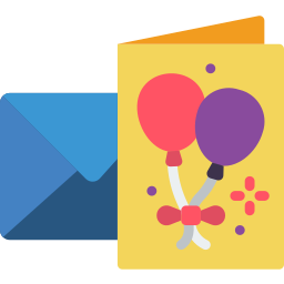 Birthday card icon