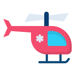 lucht ambulance icoon