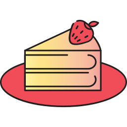 Cake piece icon