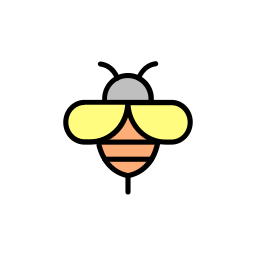 Bee therapy icon