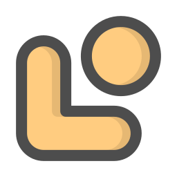 Down left arrow icon