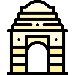 puerta de la india icono
