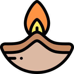 Oil lamp icon