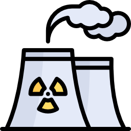 plante nucléaire Icône