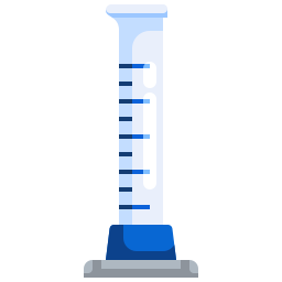 Graduated cylinder icon