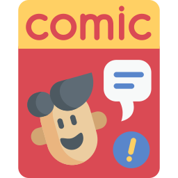 Comic book icon