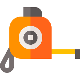 Measuring tape icon