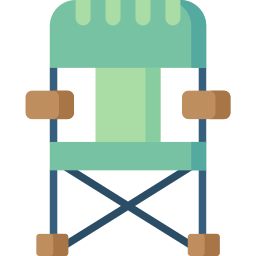 krzesło składane ikona