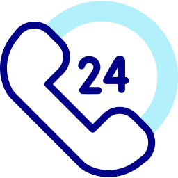 24 hours support icon