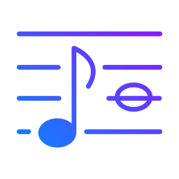 Musical note icon