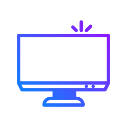 Tv screen icon