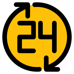 Open 24 hours icon