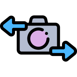 wissel van camera icoon