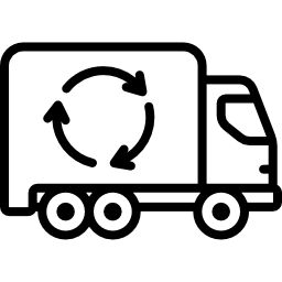 camion à ordures Icône