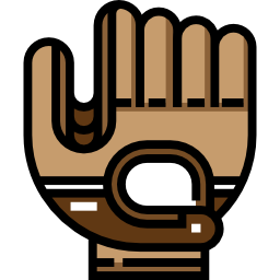 Baseball glove icon