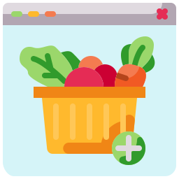 Grocery cart icon