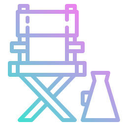 krzesło reżysera ikona