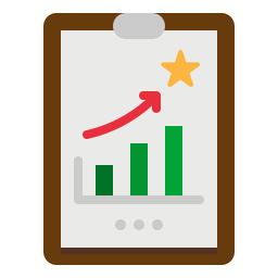 Business chart icon