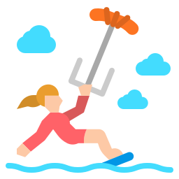 kitesurfing ikona