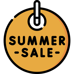 Summer sale icon