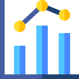 diagramme à bandes Icône