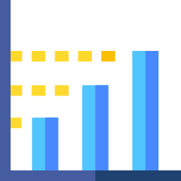 gráfico de barras Ícone