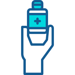 Hand sanitizer icon