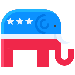 republikeinse partij icoon