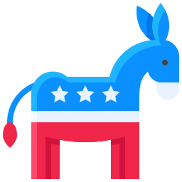 demócrata icono