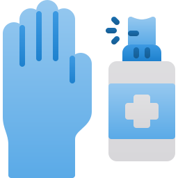 Hand sanitizer icon