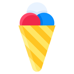 cucurucho de helado icono